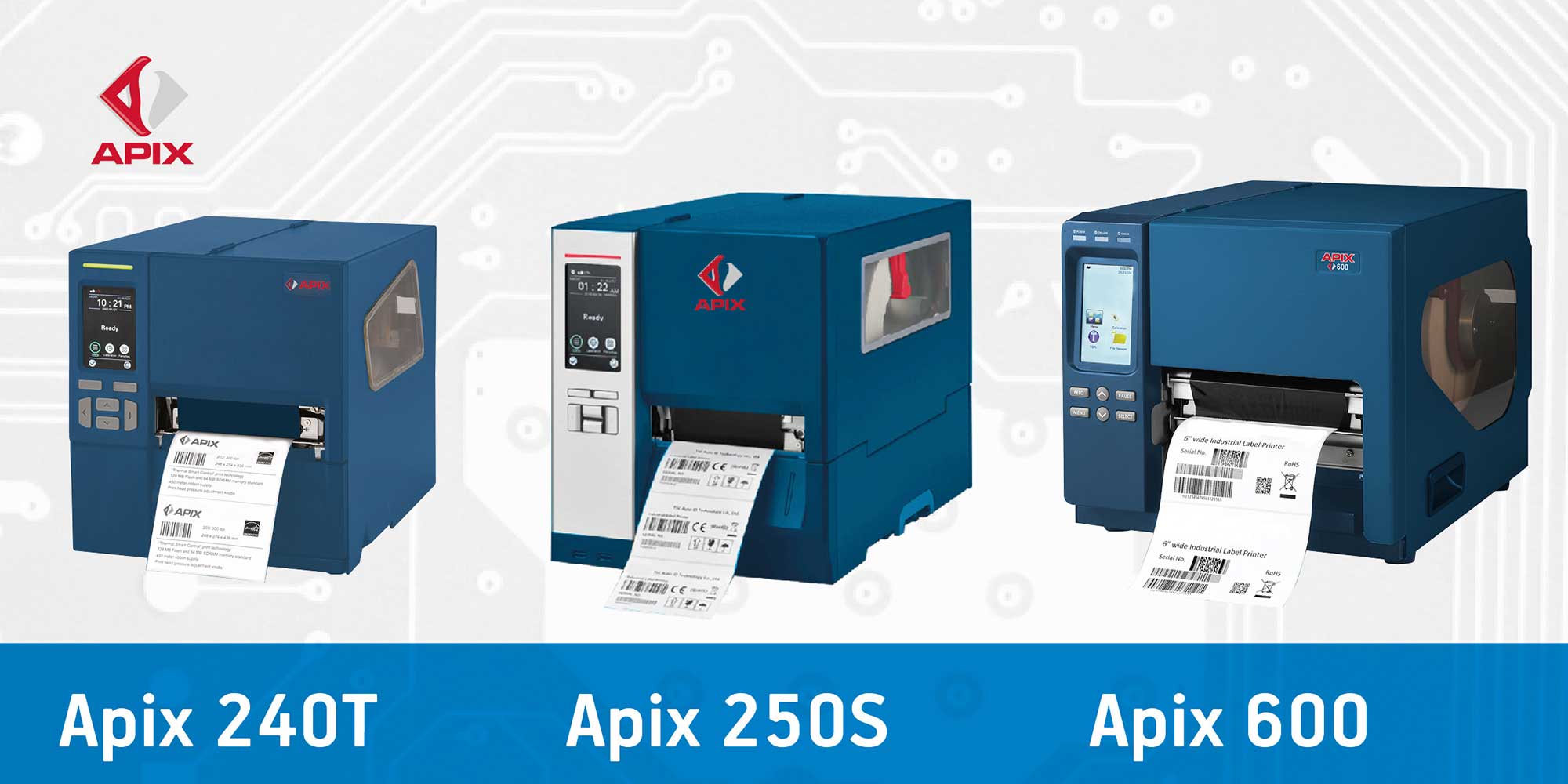 stampanti etichette apix ad uso industriale
