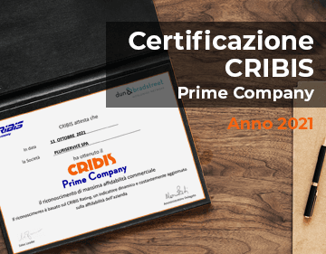 Certificazione CRIBIS – Pluriservice, eccellenza dell’affidabilità commerciale