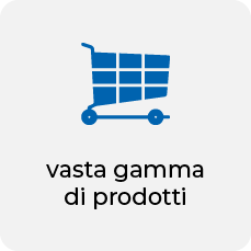 vasta gamma di prodotti