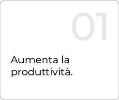 aumenta la produttività
