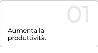 aumenta la produttività