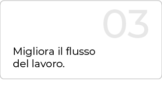 migliora il flusso de lavoro