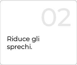 riduce gli sprechi
