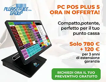 PC POS Plus 5 in offerta: il punto cassa compatto per il tuo negozio